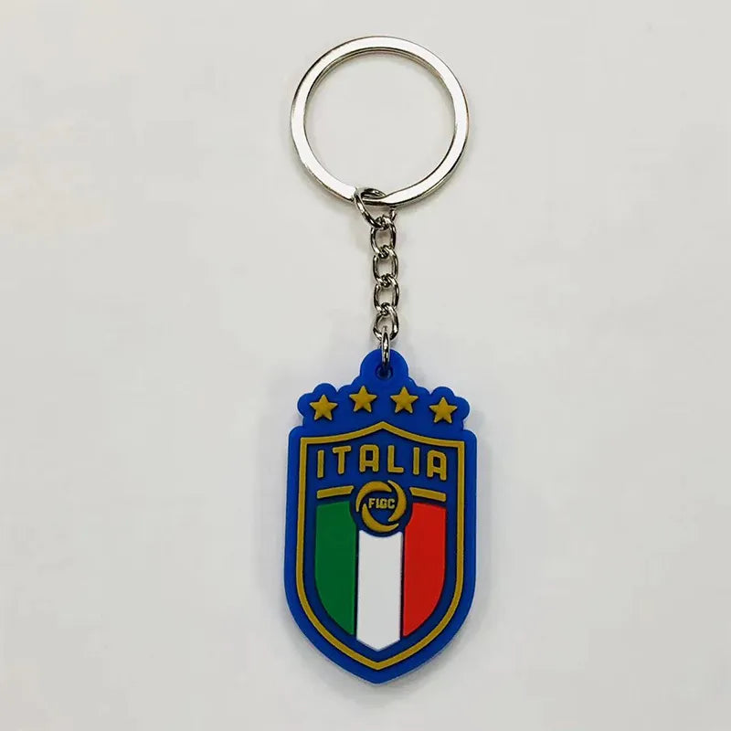 Simple Style Animal Letter Number PVC Football World Cup Keychain