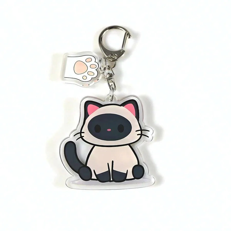 Cute Animal Arylic Keychain