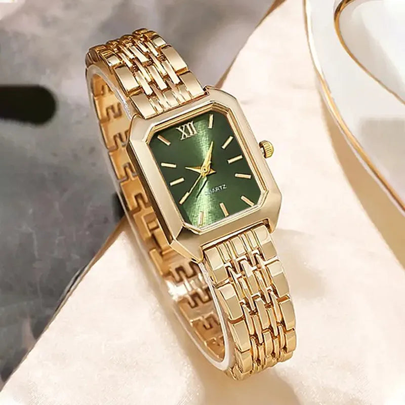 Casual Solid Color One Piece Buckle Quartz Watch Women's Watches