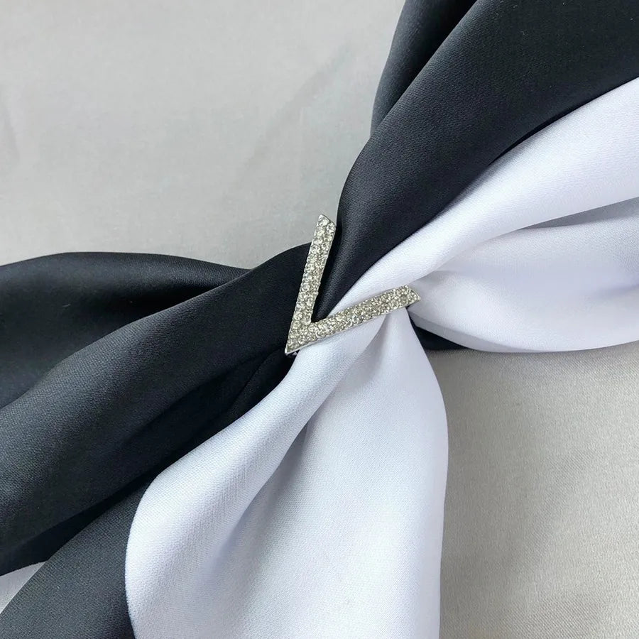 Sweet Flower Alloy Women's Scarf Ring