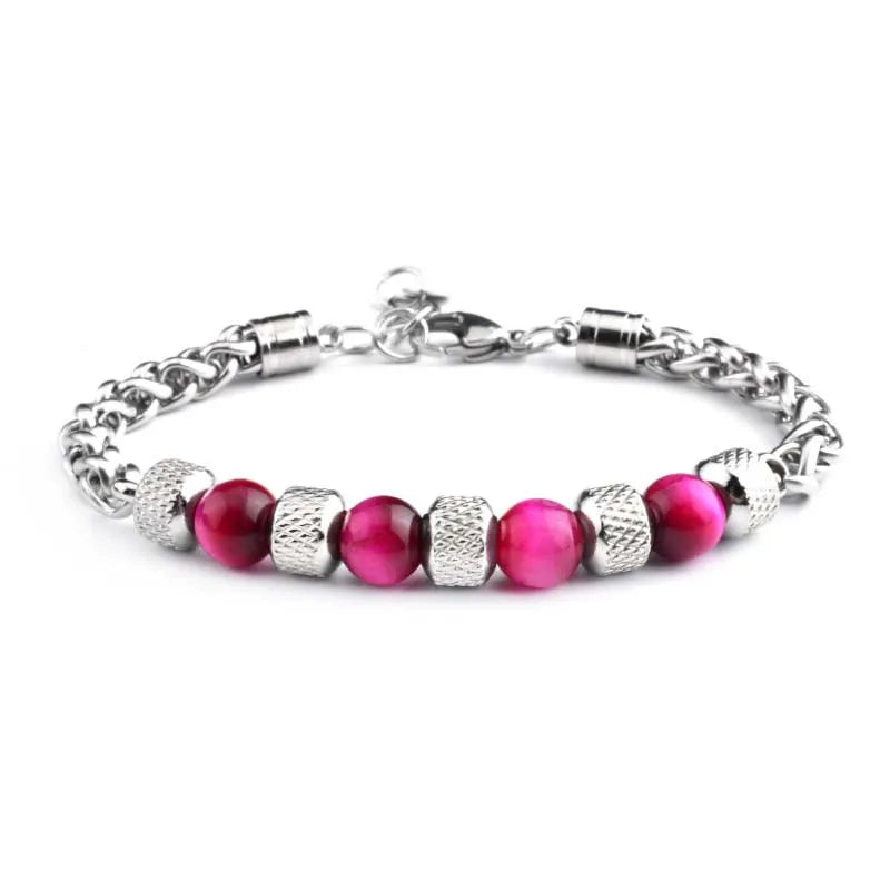 fashion geometric titanium steel polishing bracelets