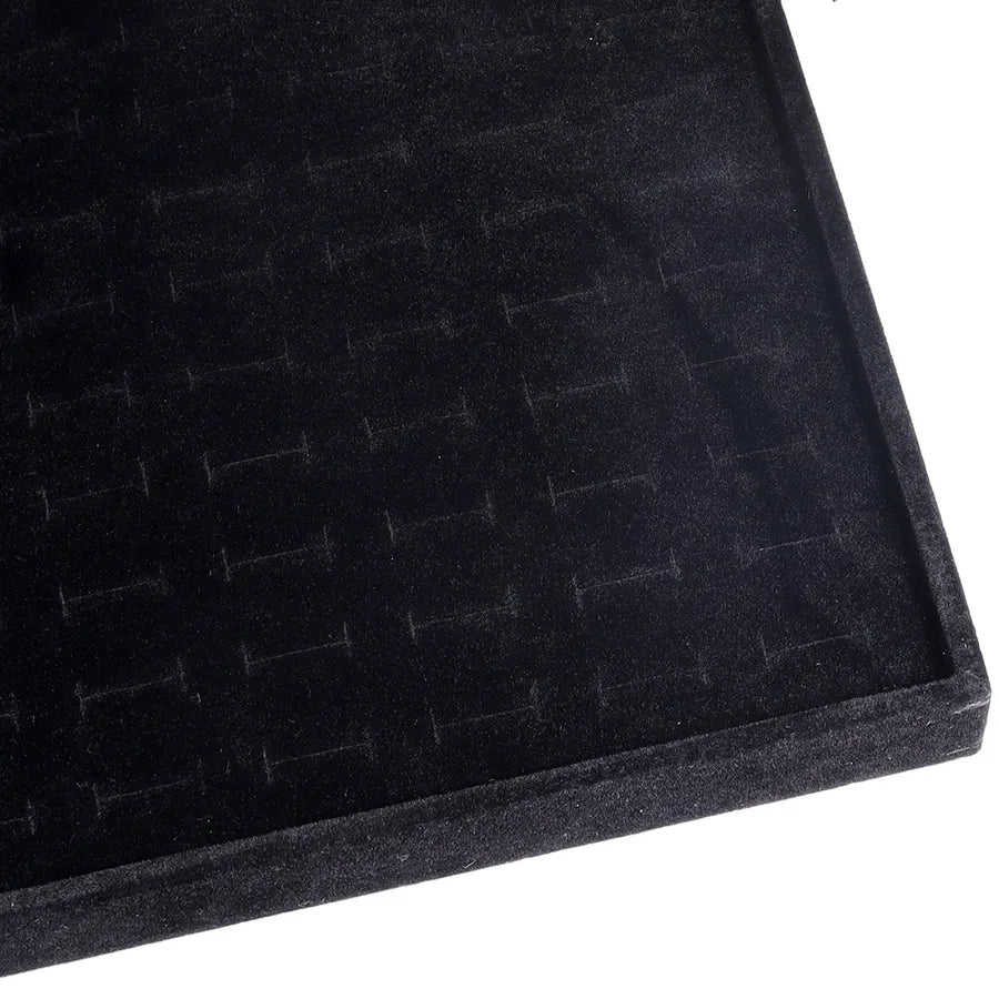 Jewelry Storage Plate Necklace Bracelet Earring DIY Handmade Weaving Square Pattern Cloth Jewelry Display Tray For Selling And Inspection
