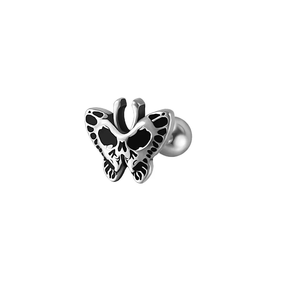 1 Piece Lip Rings Casual Hawaiian Tropical Animal 304 Stainless Steel Polishing Lip Rings Ear Cartilage Rings & Studs