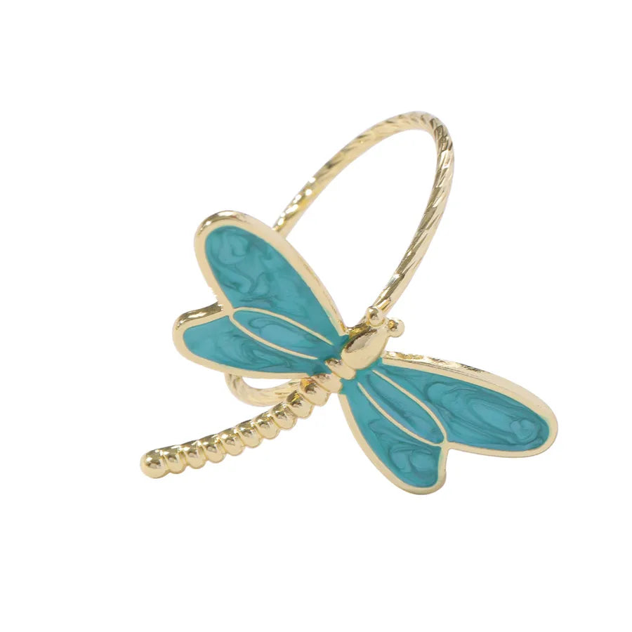 Insect Dragonfly Butterfly Zinc alloy 1 Piece