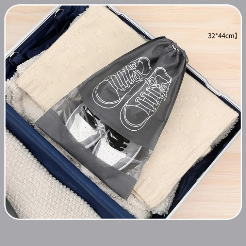 Simple Style Solid Color Nonwoven Storage Bag