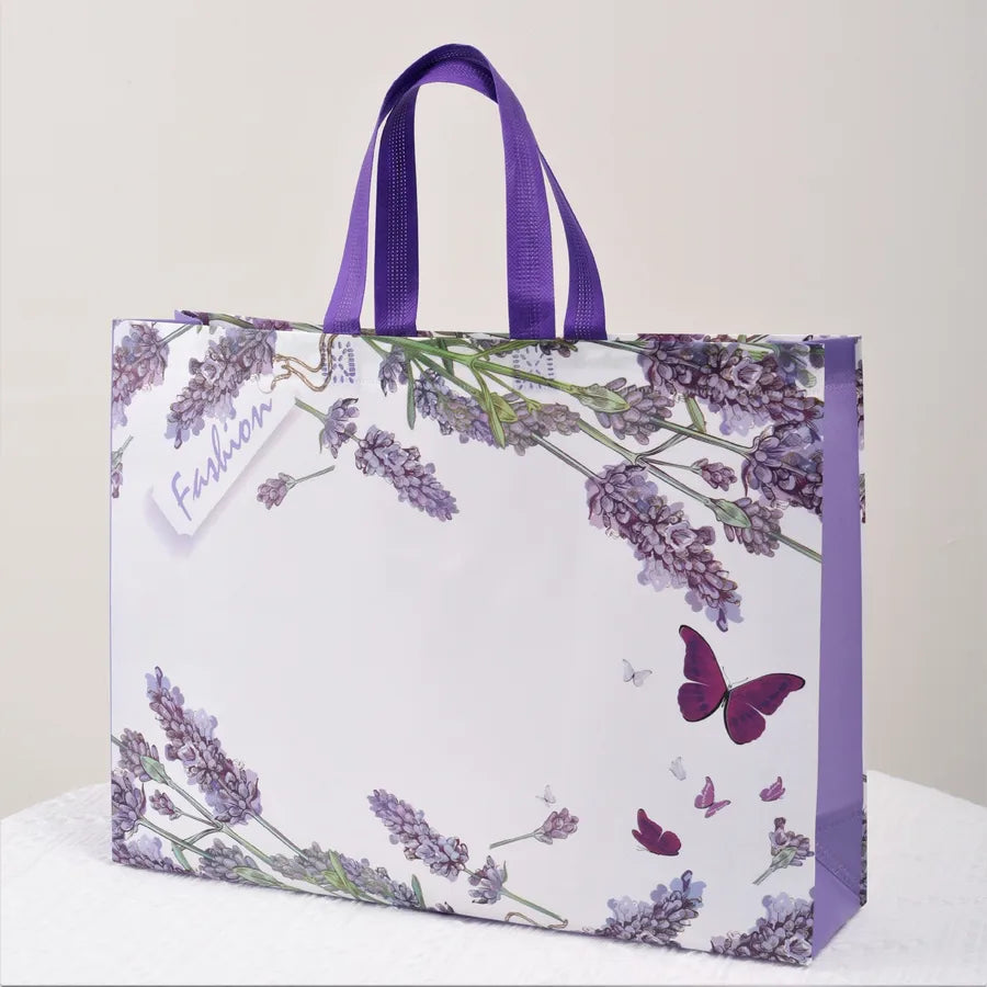 coated non-woven portable clothing handbag advertising shopping bag spot printed logo