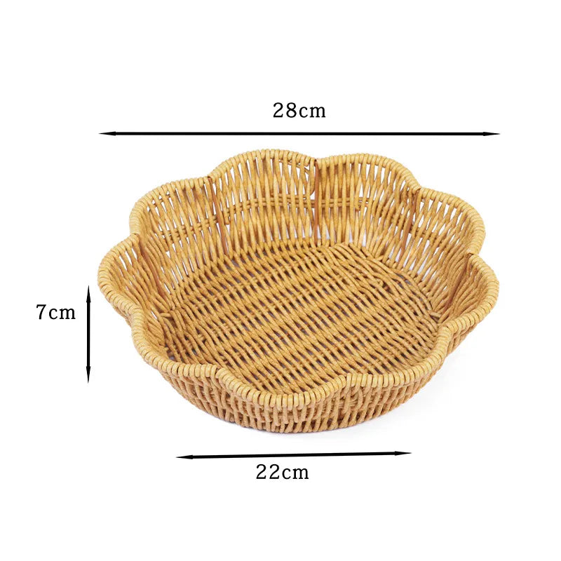 Simple Style Solid Color Storage Basket