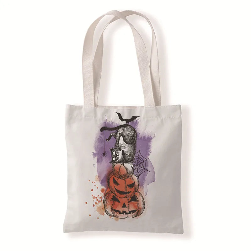 Women's Simple Style Color Block Shopping bags