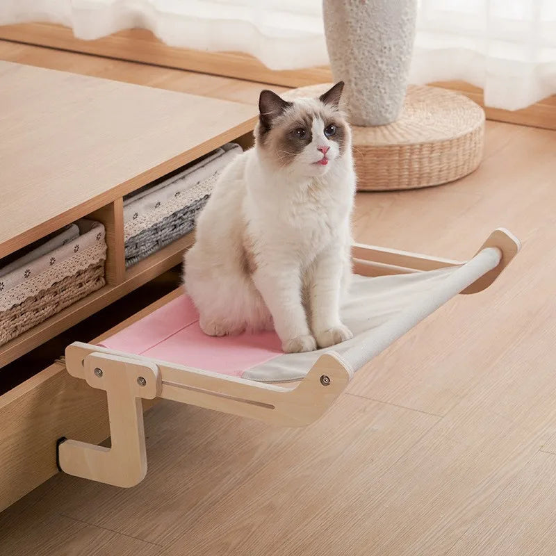 Simple Style Classic Style Wood Color Block Checkered Pet Bed