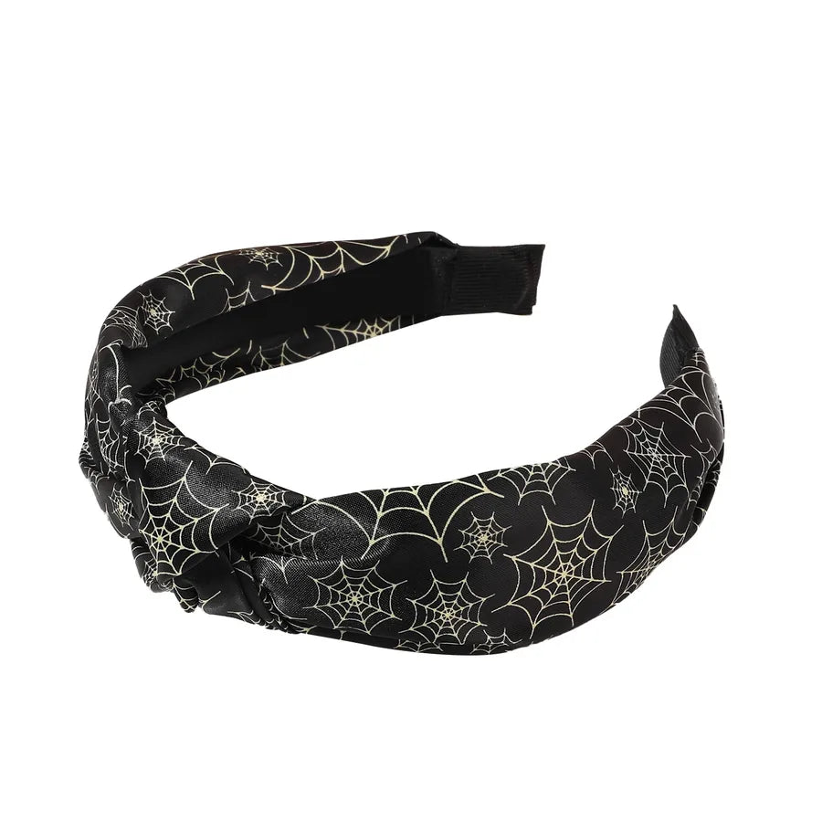 Halloween Skeleton Pumpkin Hairband New Style Funny High Top Knot Headband Atmosphere Feeling Hair Accessories Women's Headwear