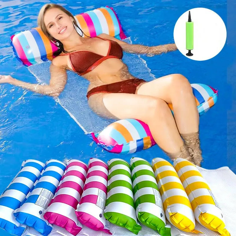 Casual Stripe Pvc Swim Ring Swimming Accessories