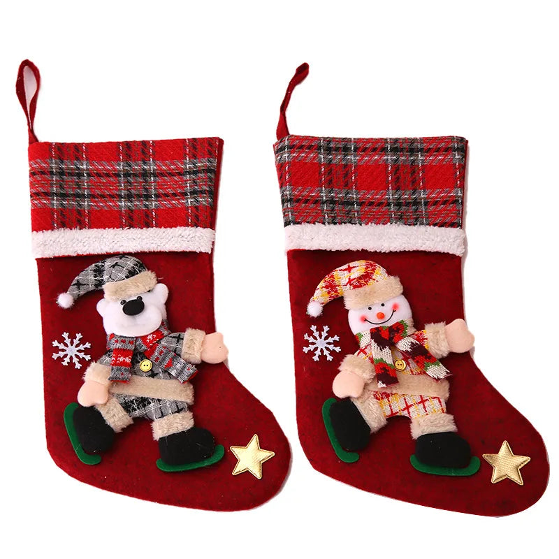 Christmas Fashion Snowman Elk Party Christmas socks