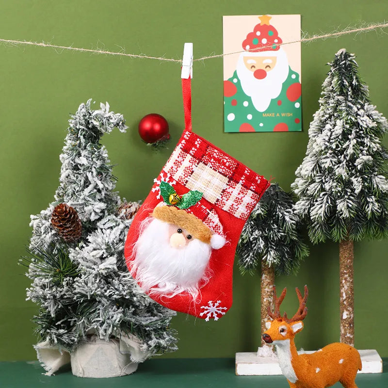 christmas cute santa claus snowman cloth party christmas socks