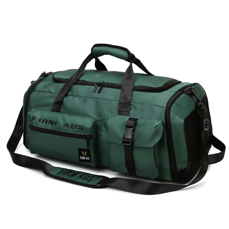 New Large Capacity Letter Travel Backpack Multi-purpose Portable Dry and Wet Separate Shoes Luggage Bag Oxford Cloth Fitness Bag