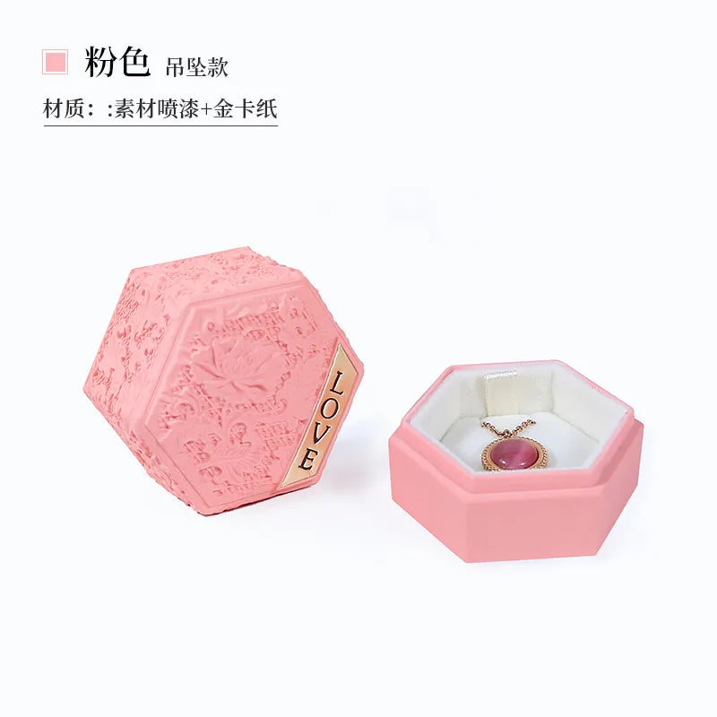 1 Piece Plastic Elegant Retro Daily Geometric Jewelry Boxes