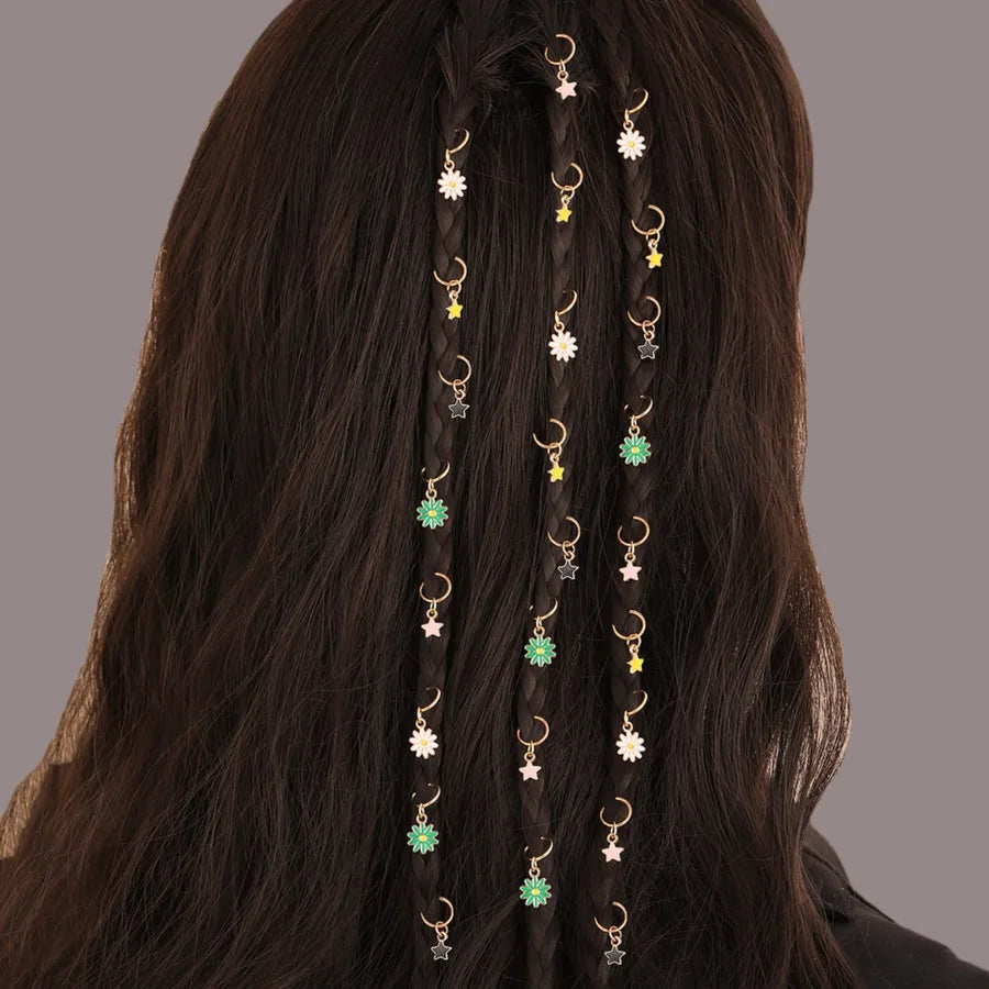 Women's Elegant Cute Casual Party Street Curls Straight Hair Dreadlocks Hair Rings