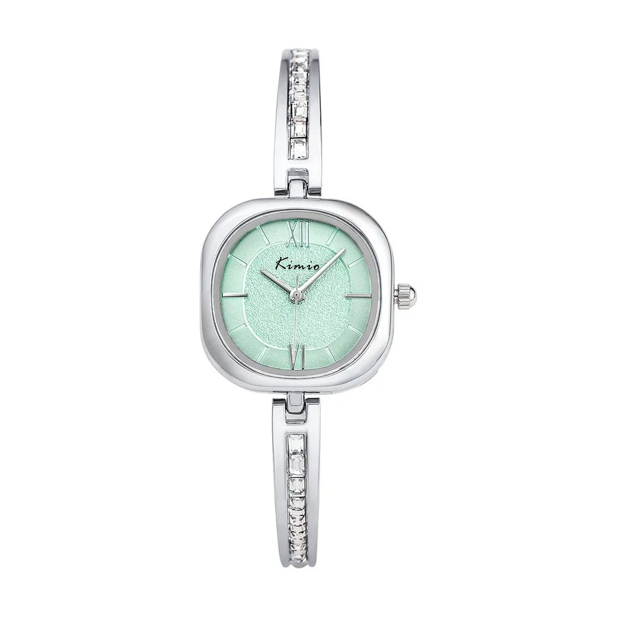 casual solid color draw pull buckle quartz women's watches