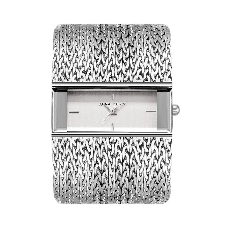 Retro Classic Style Solid Color Jewelry Buckle Quartz Watch