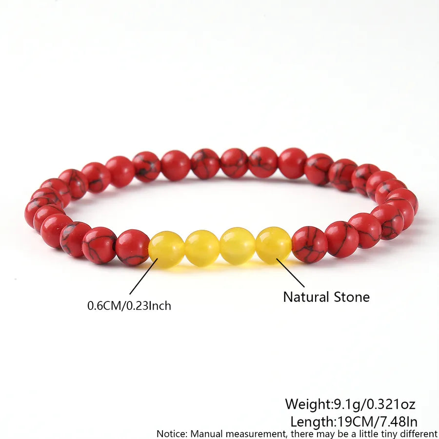 Commute Round natural stone Beaded Chain Bracelets In Bulk