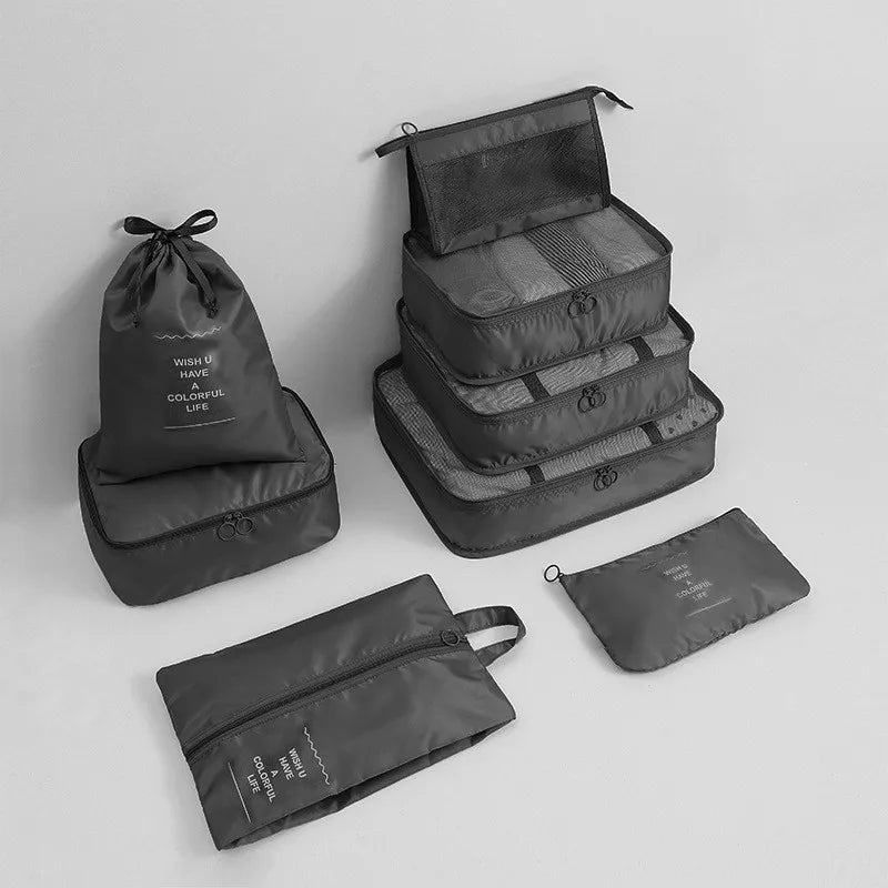 casual solid color cloth storage bag