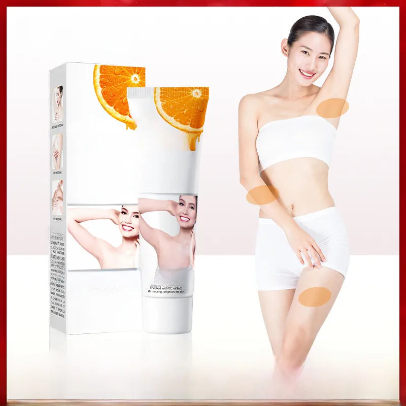 English VC armpit whitening cream SADOER vitamin C smooth skin body care cream   Wholesale