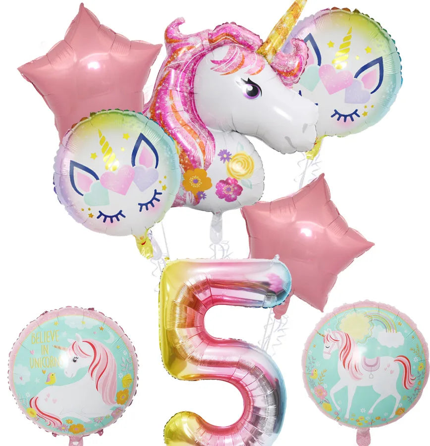 cute rainbow star  aluminum film home party carnival balloons