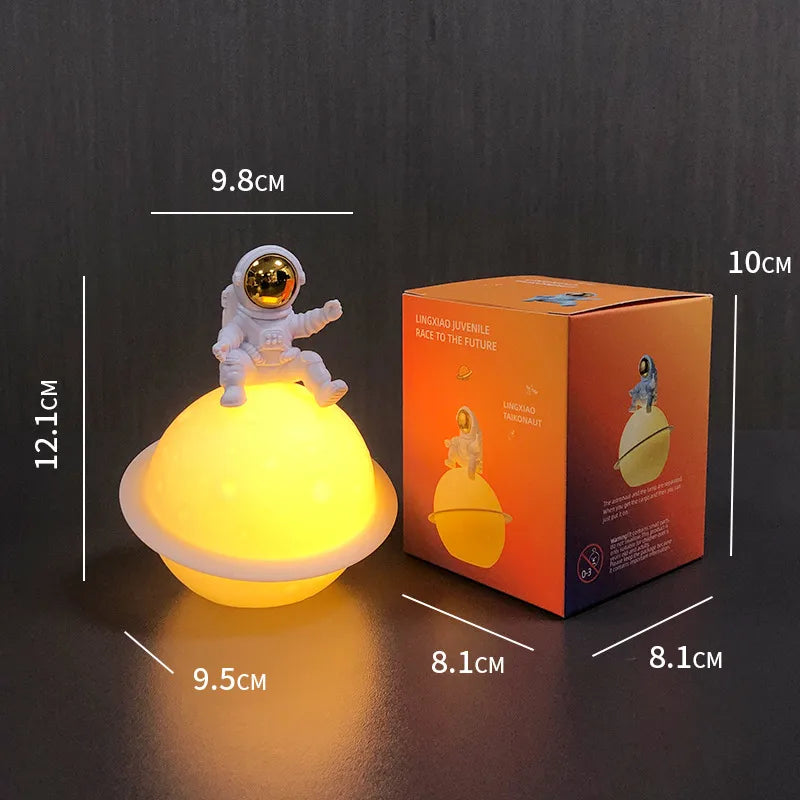 Creative moon lamp children's gift headlamp bedroom bedside lamp decorative table lamp moon lamp astronaut night lamp
