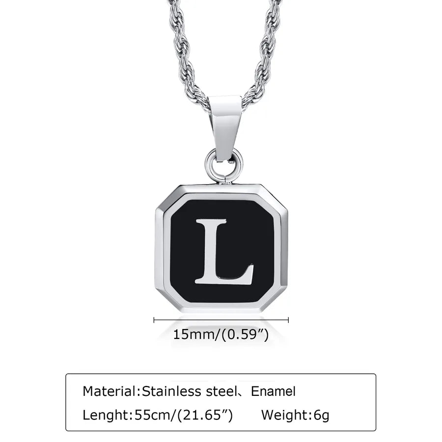 304 Stainless Steel Hip-Hop Enamel letter