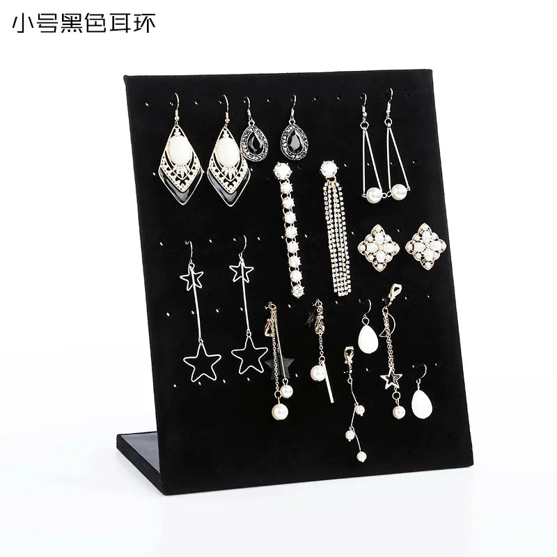 Velvet Jewelry Display Board Pendant Necklace Earring Artistic Style Jewelry Counter Props Storage Fashion Accessories Show