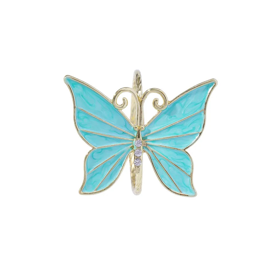 Insect Dragonfly Butterfly Zinc alloy 1 Piece