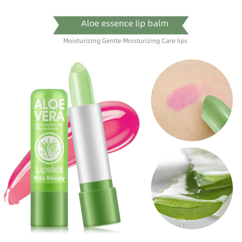 kiss beauty  lipstick color change lip balm moisturizing waterproof anti-dry crack temperature change lipstick wholesale