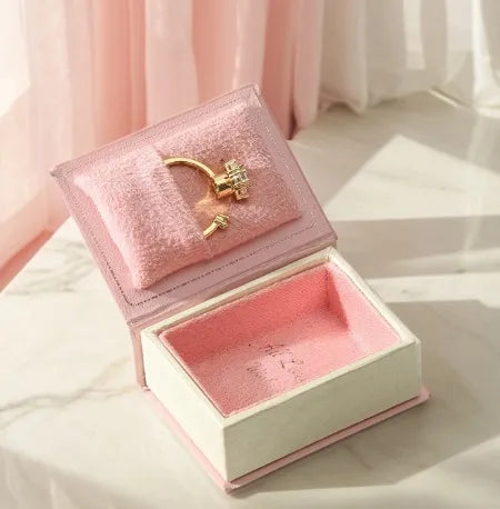 1 Piece Paper Flannel Retro Holiday Daily Selfie Book Jewelry Boxes