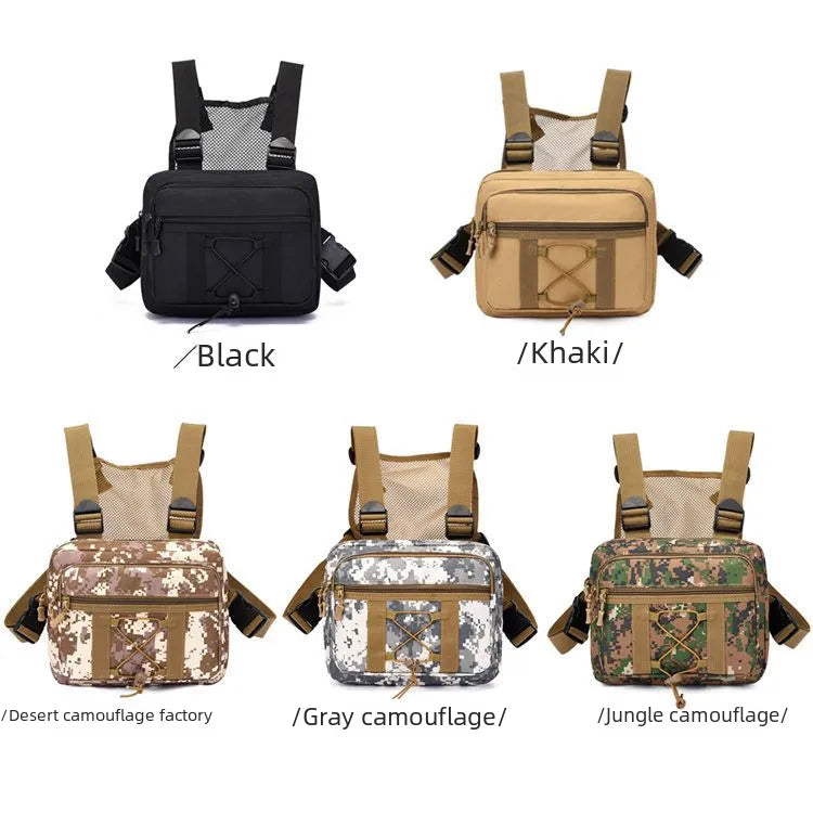 Tactical Chest Bag New Sports Vest Chest Bag Camouflage Fashionable Outdoor Tooling Vest Tactical Backpack