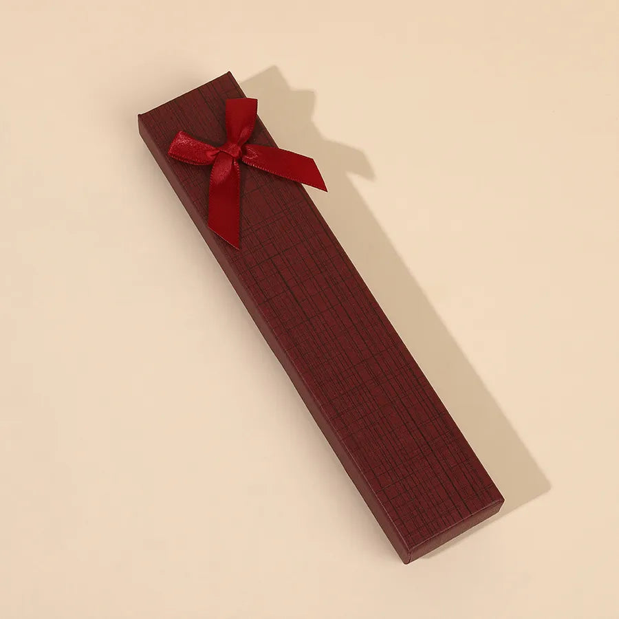 1 Piece Paper Classic Style Daily Solid Color Jewelry Boxes