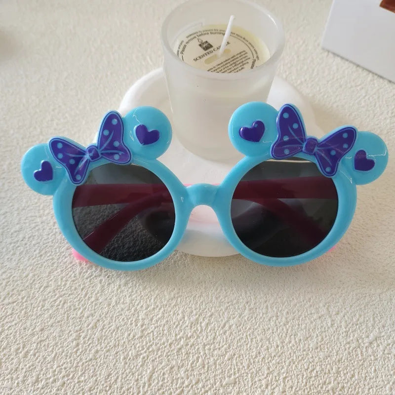 Sweet Simple Style Solid Color Resin Special-Shaped Mirror Full Frame Kids Sunglasses