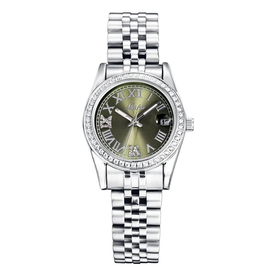 Casual Elegant Solid Color Butterfly Double Snap Quartz Men's Watches