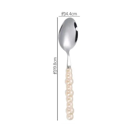 baroque style solid color stainless steel tableware 1 piece 1 set