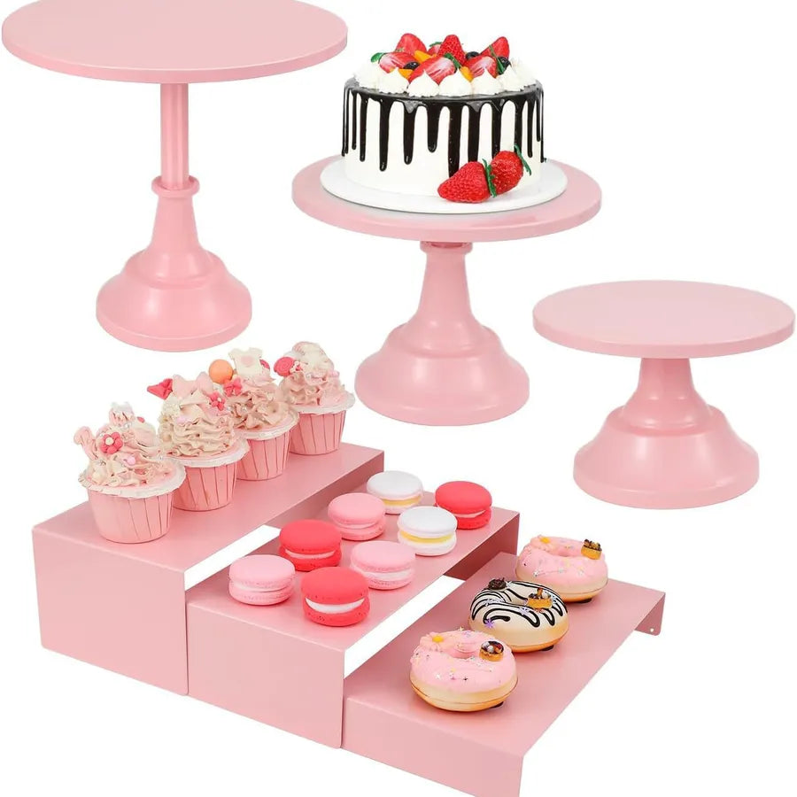 Elegant Solid Color Iron Dim sum rack 1 Set