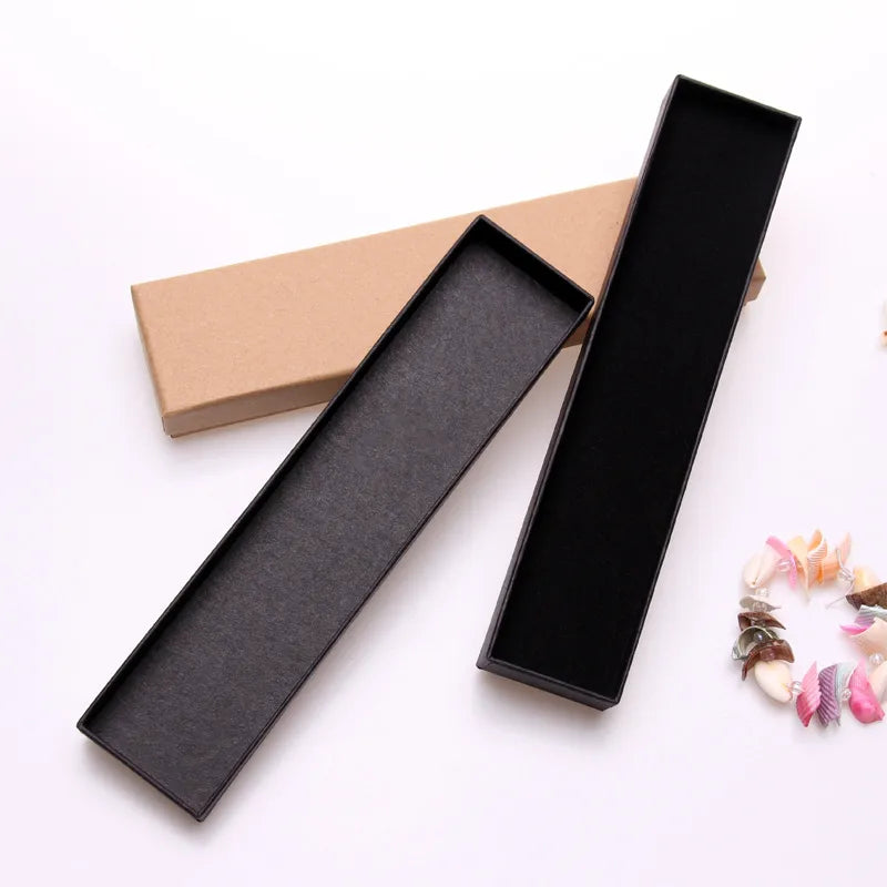 fashion solid color paper jewelry boxes 1 piece