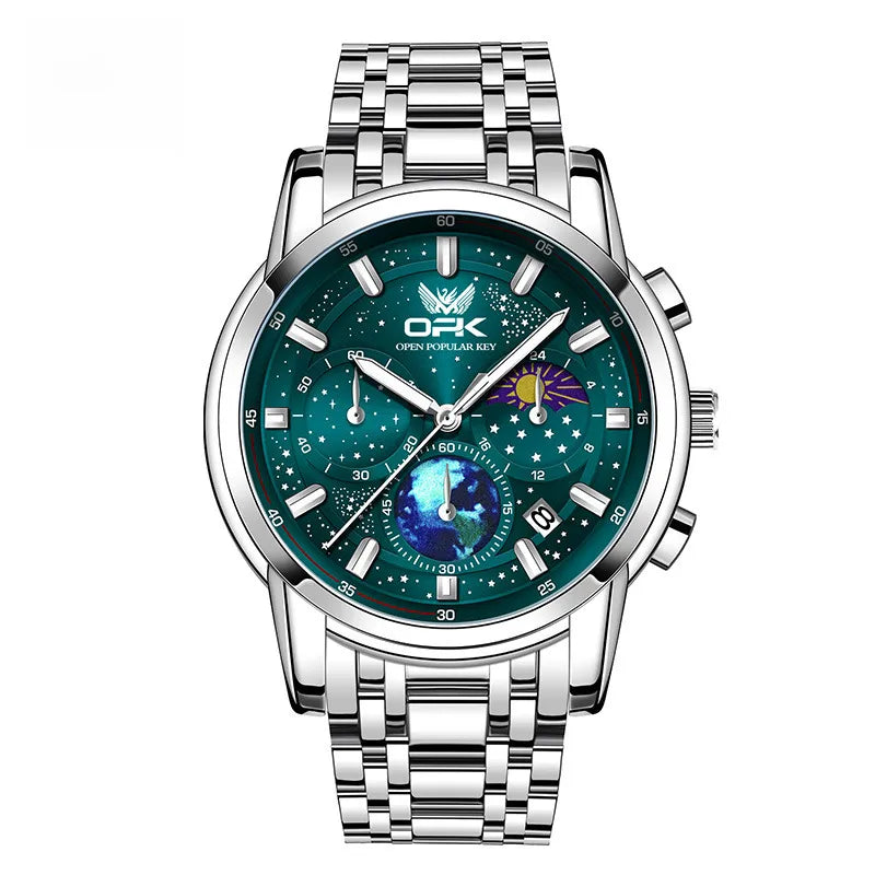 OPK brand watch manufacturers wholesale a generation of  chronograph moon luminous quartz watch men's watch men