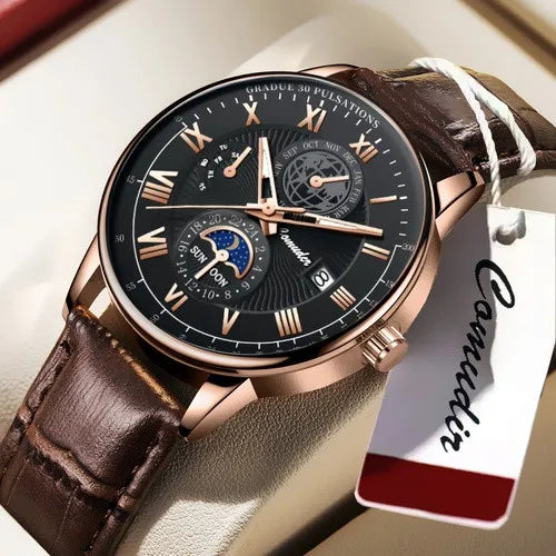 casual earth buckle quartz men's watches