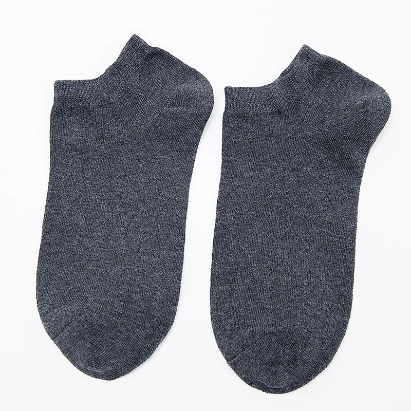 Casual Elegant Men's Stripe Cotton Ankle Socks A Pair