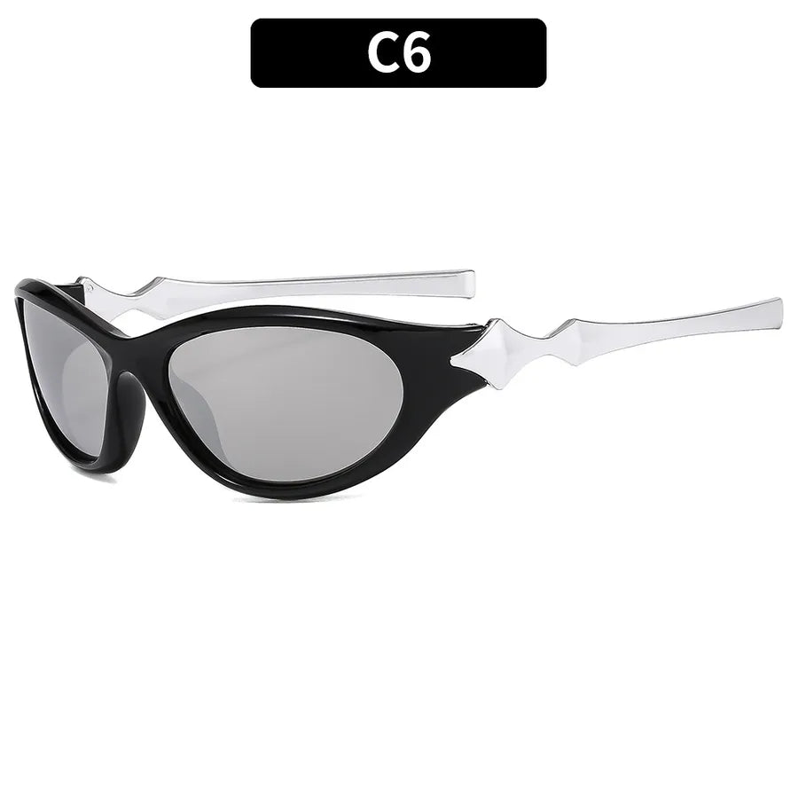 Streetwear Geometric Pc Special-Shaped Mirror Full Frame Glasses