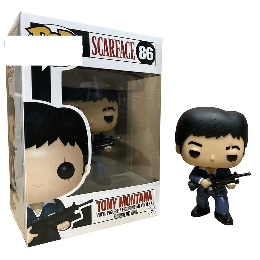 Pop Films and Television Products Handmade Toy Scar Face Scarface 86 Driving Half Eye round Eye 111 Sunshine