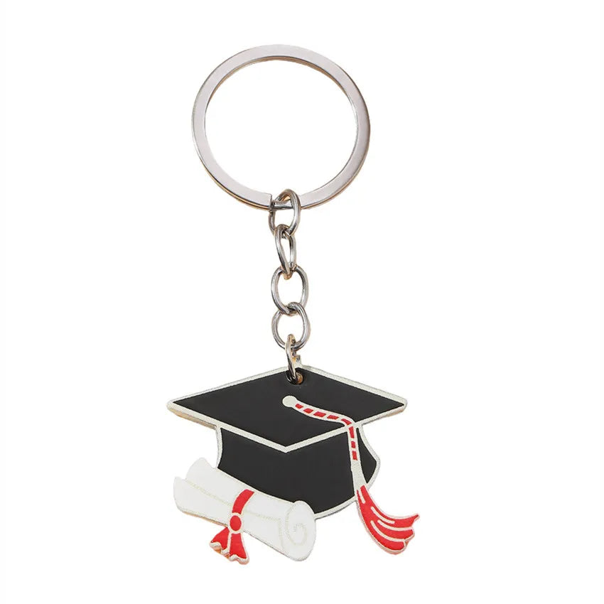 Modern Style Doctoral cap Arylic Teachers' Day Unisex Keychain