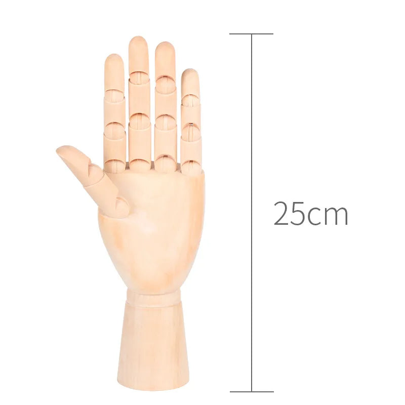 1 piece human hand casual daily wood simple style painting tools