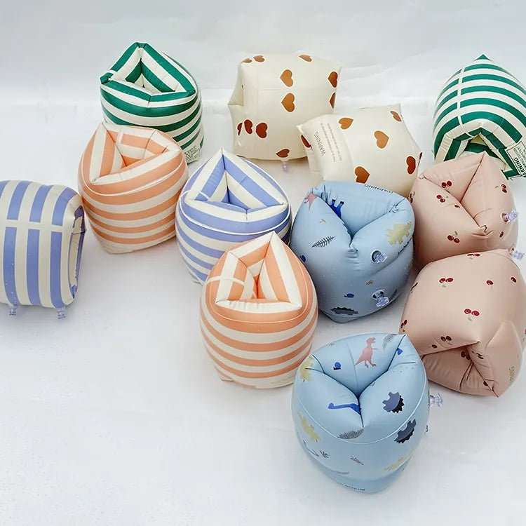 casual simple style cartoon pvc swim ring swimming accessories a pair