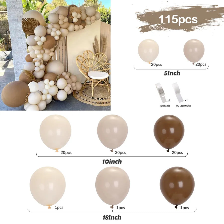10 Series Birthday Party Decoration Balloon Suit Balloon Chain Arch Wedding Wedding Room Scene Arrangement