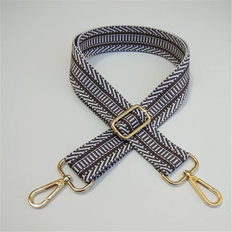 all seasons polyester stripe sling strap bag accessories