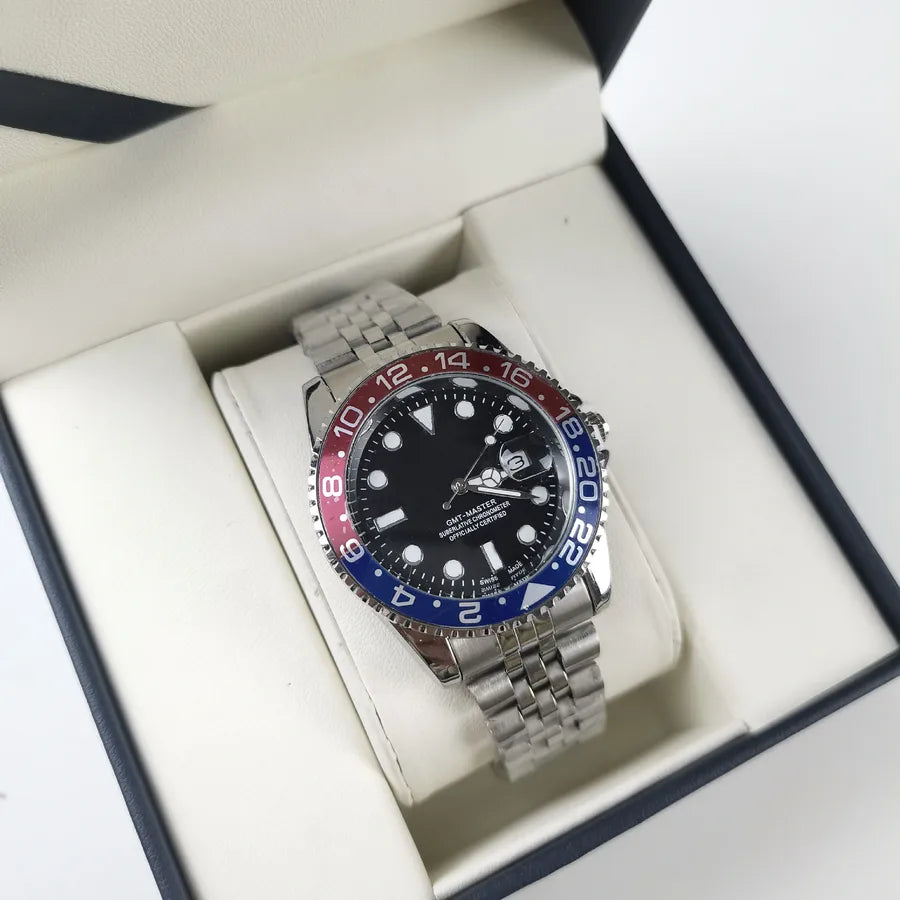 Simple Style Geometric Horseshoe Buckle Quartz Watch Men's Watches